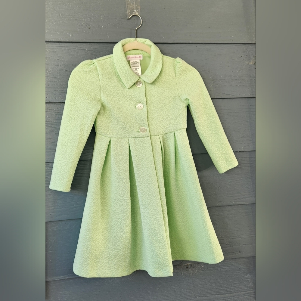 BONNIE JEAN Size 6X. Charming Green Kids Dress - Picture 1 of 8